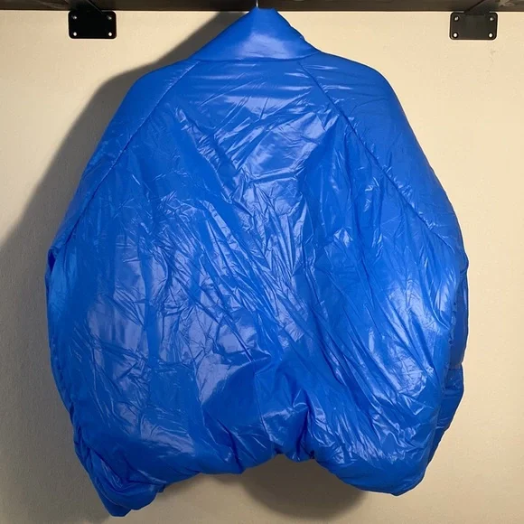 Yeezy Gap Blue Round Puffer Jacket in size Medium